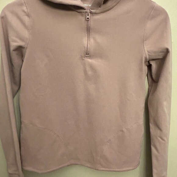 NWT Abercombie Kids Girls Scuba Pullover Sweater Hoodie Size 13/14 Pink - Picture 4 of 12
